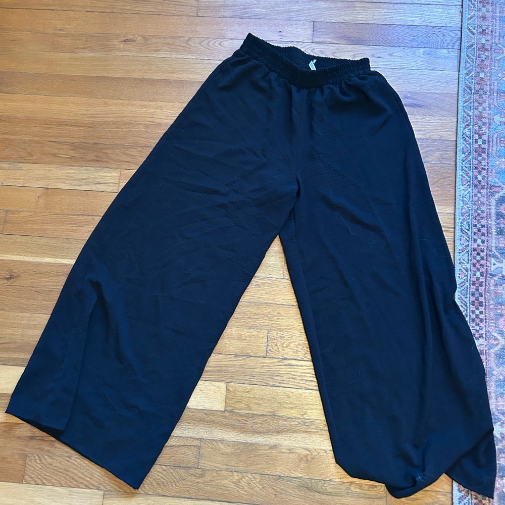 Zara Extra Wide Flowy Pants, Medium